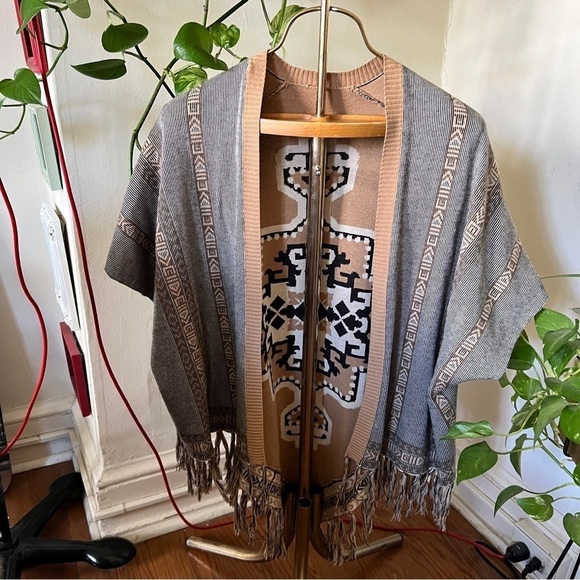 Flying Tomato Sweaters - Flying Tomato Boho Fringe Cardigan - One Size